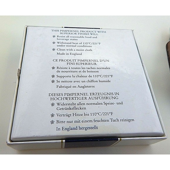 Pimpernel Floral Bouquet Coasters with Cork Backs Set of 6 - Picture 7 of 10